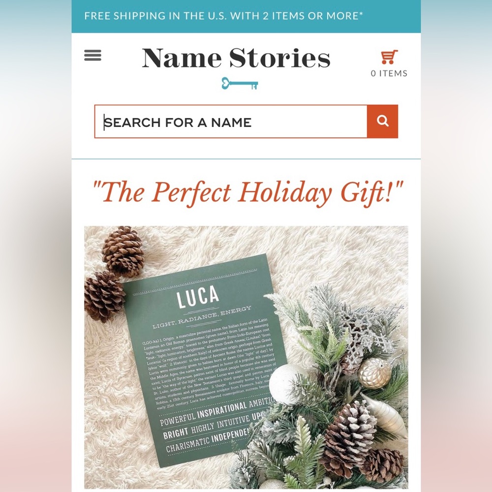 Name Stories! Perfect keepsake gift! Link for 15% off below